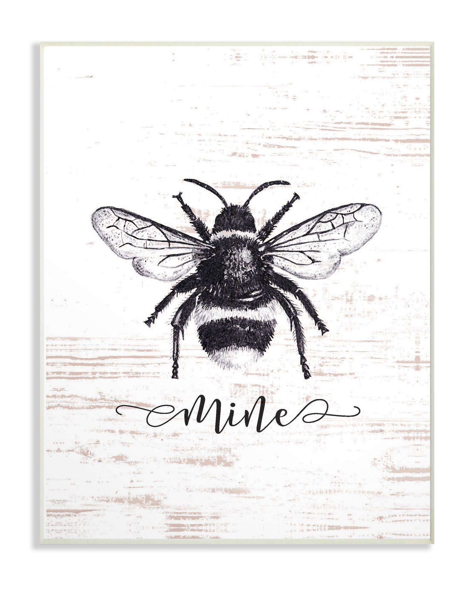 Stupell Industries Bee Mine Wall Plaque